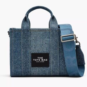 BEAUTIFUL SMALL BRAND NEW MARC JACOBS DENIM GEM TOTE!
